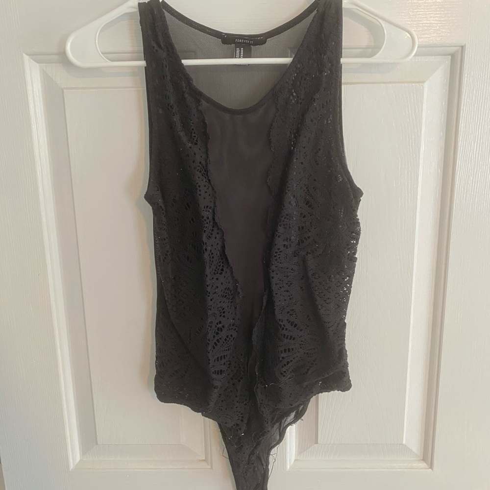 lace/mesh bodysuit